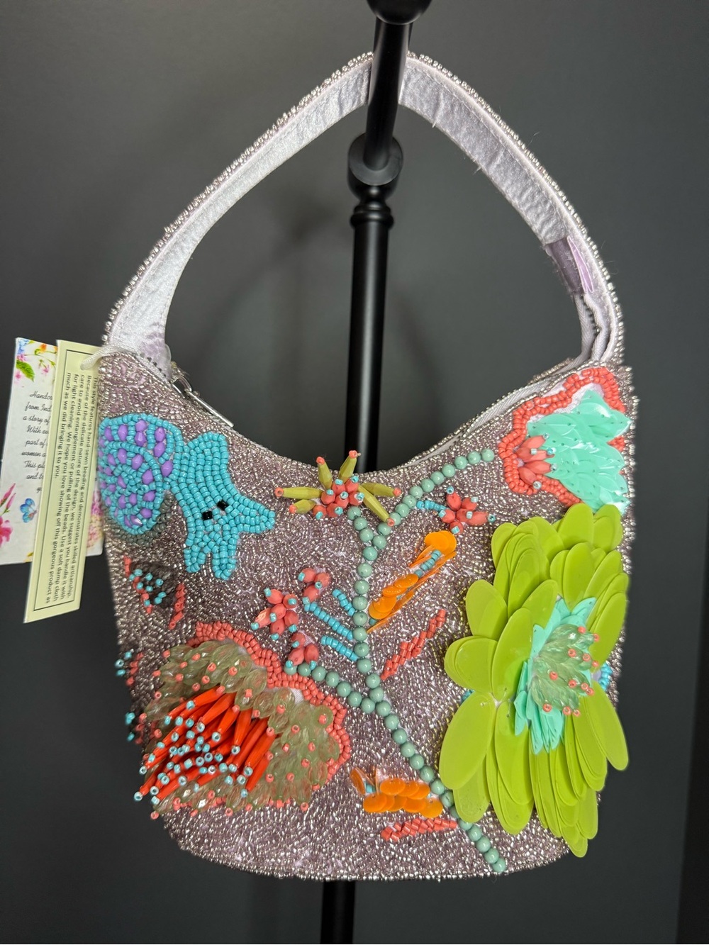 New Viral Beaded Purse Bag Made in India Summer Resort Novelty Ocean Beach